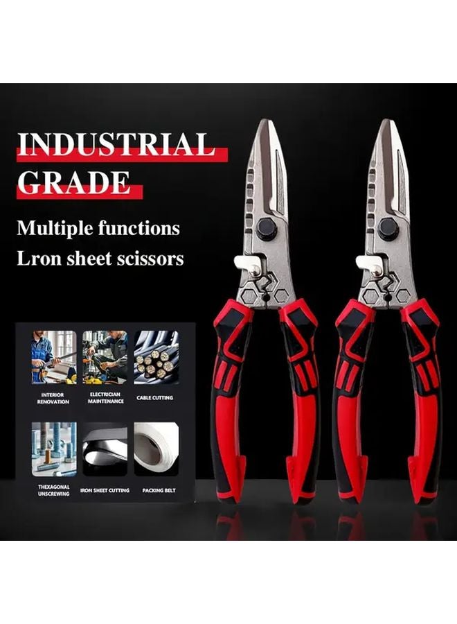 1PC Industrial Wire Stripper Cable Cutter Heavy Duty Stainless Steel Crimping Tool - Image 3