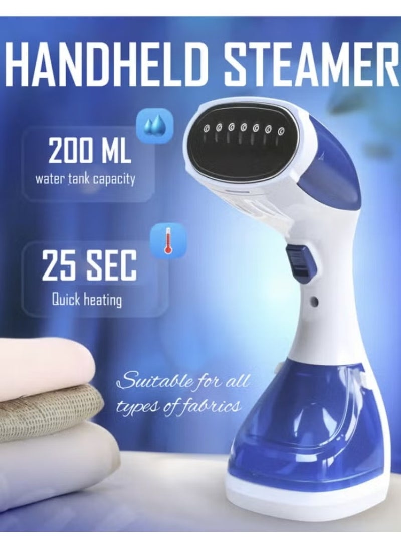 DIFEI Handheld Garment Steamer 1100W - Portable Clothes Steamer, Fast 25s Heat-Up, 12-Min Steam, 200ml Tank, Travel Steam Iron with Strong Penetration & Cool-Touch Handle - Image 2