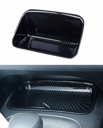 ANUNFRRE Car Accessories Fit for Toyota Corolla 2020 2021 2022 2023 2024 2025 Interior ABS Center Console Storage Box Front Gear Shift Panel Frame Decoration Trim 1PC Set (Carbon Fiber) - Image 1