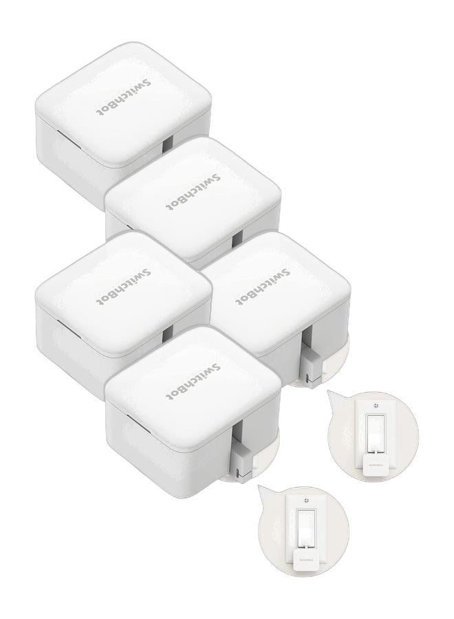 SwitchBot Smart Bot WiFi Bluetooth Smart Switch Button Pusher – Voice & App Controlled Automation for Lights, Coffee Makers, Garage Doors & Home Devices – Compatible with Voice Assistants, Smart Home Apps, Siri & IFTTT Bundle - Image 1