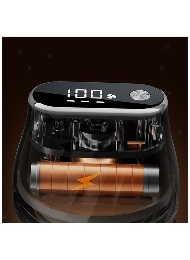 BlueFire 3-Speed Rechargeable Fabric Shaver & Lint Remover – Electric Clothes Fuzz & Pill Remover, Safe Gentle Defuzzer for Sweaters, Coats, Scarves & More – Portable Ergonomic Design, Powerful & Fabric-Safe Cleaning Tool - Image 2