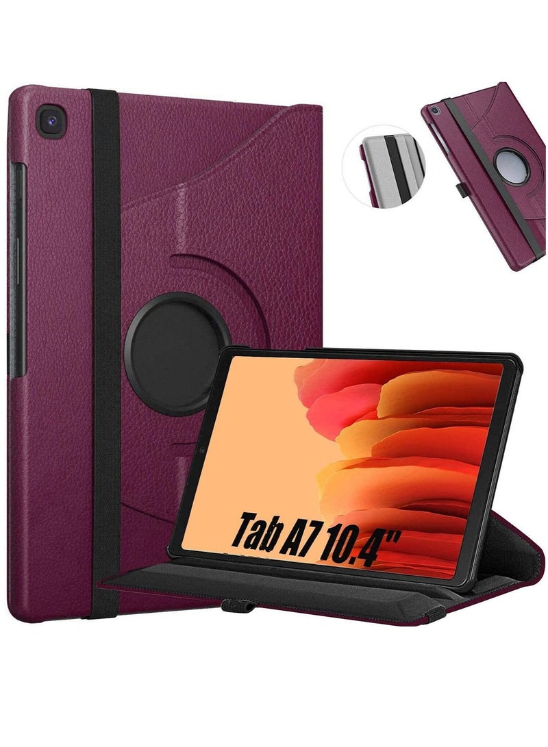 Case for Latest Samsung Galaxy Tab A7 10.4" 2020 Release (SM-T500/T505/T507), 360 Degree Rotating Swivel Leather Cover Case with Auto Wake/Sleep Fit Galaxy Tab A7 Tablet - Image 1