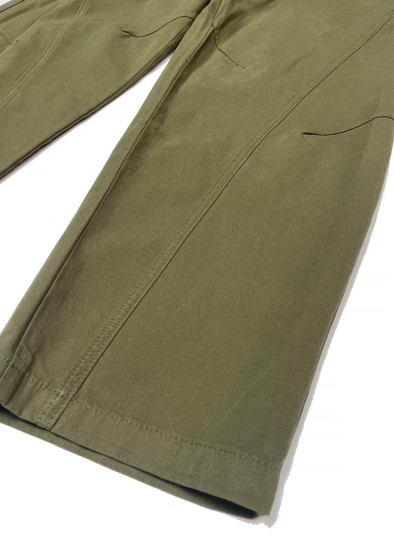 Hub For Less Men’s Casual Twill Pants – Relaxed Loose Fit with  Back Pocket Detail - Image 4