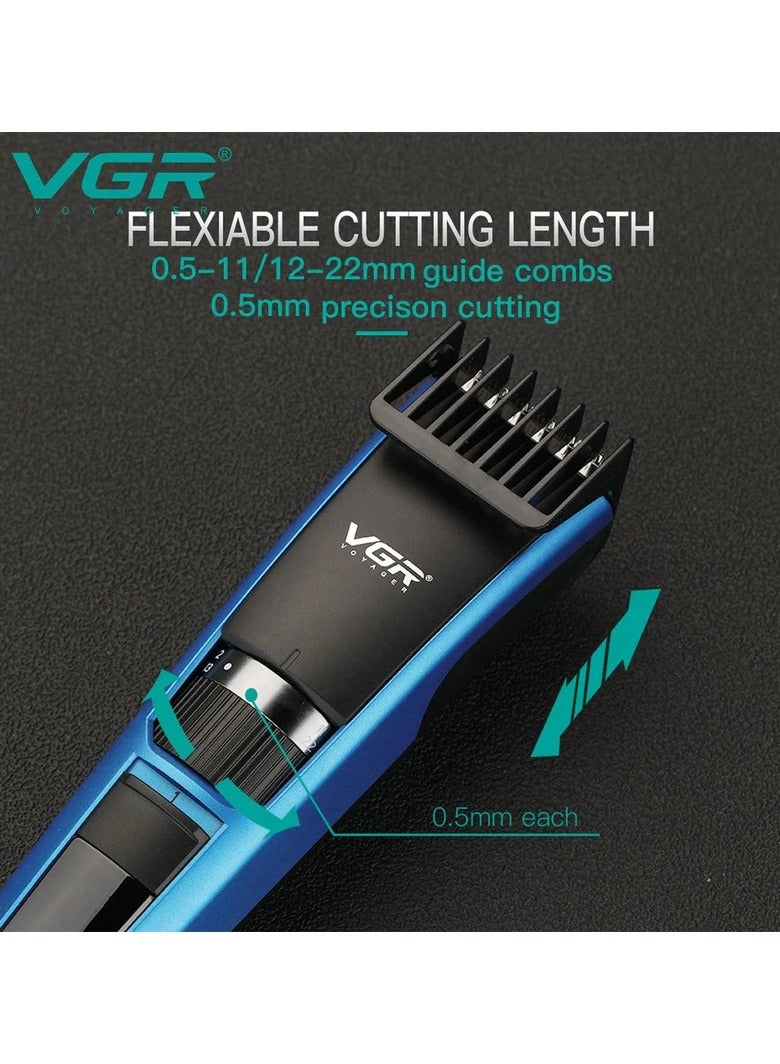 VGR V-935 Hair Trimmer For Men Blue - Image 5