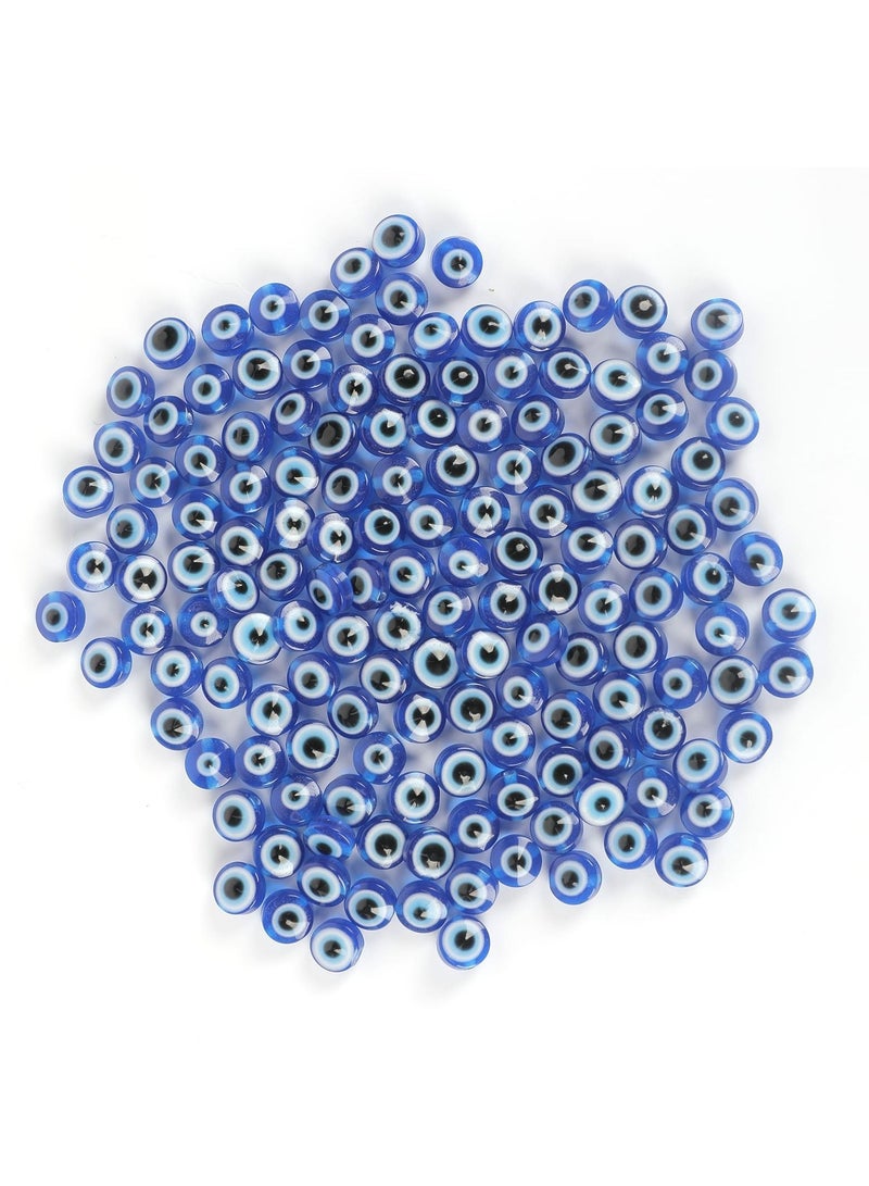 Grab Mantra 150 Pieces Blue Eyes Beads Round Flatback For Art And Craft Jewelry Making Supplies - Image 4