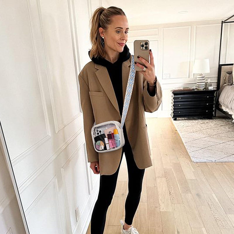 CLUCI Clear Small Crossbody Bags for Women Trendy, TPU Shoulder Purse Wallet with Adjustable Strap - Image 2