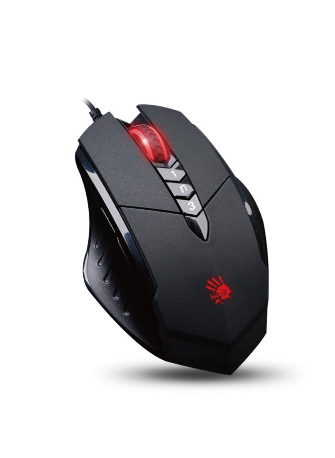 A4TECH A4tech V7m Blood Hand Phantom Gaming Mouse Wired, Macro Programming Mechanical Laptop Desktop Computer Pubg Cf League Of Legends Mouse, Black  - Image 3