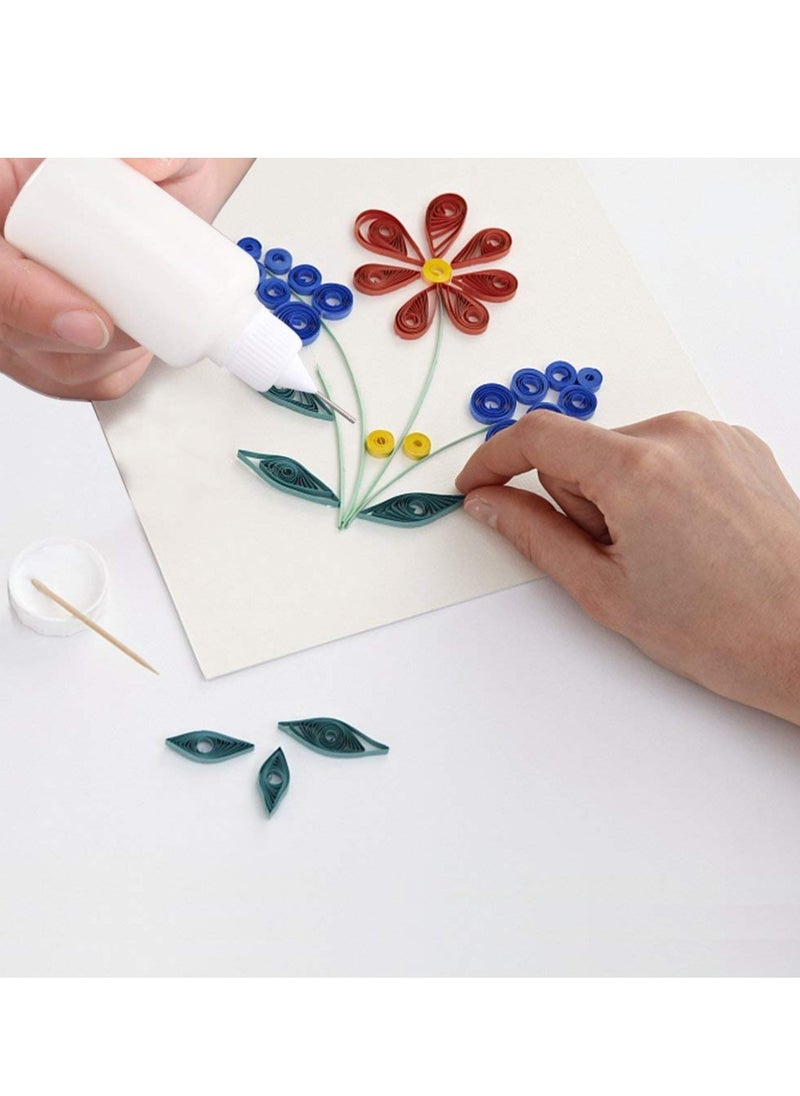 Excefore - 10 Pieces 10ml Precision Tip Applicator Bottle Needle Tip Glue Applicator Bottle DIY Quilling Tool Precision Bottle Needle Bottle Squeeze Bottle - Image 1
