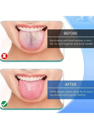 3 Colors Stainless Steel Tongue Scraper U-shaped Metal Fresh Breath Cleaning Coated Tongue Toothbrush Oral Hygiene Care Tools - view 2