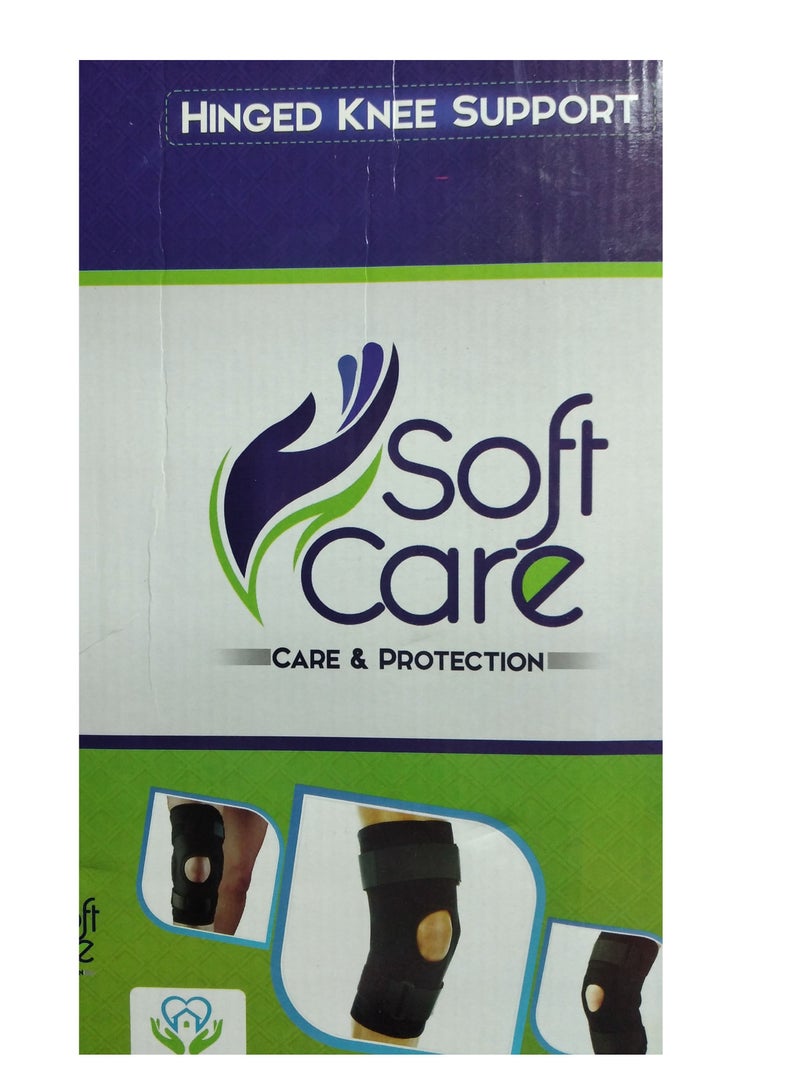 SOFTCARE دعامة الركبة المفصلية مقاس XL