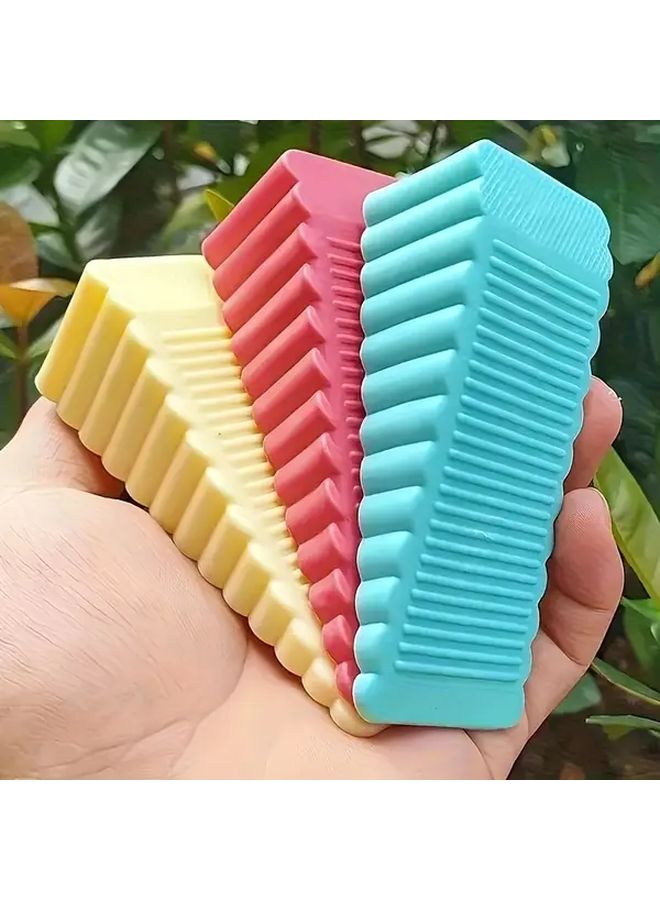 Random 4pcs Non Slip Windproof Door Stoppers No Drilling Required Strong Rubber Door Stopper Home Safety Protection Kit - Image 2