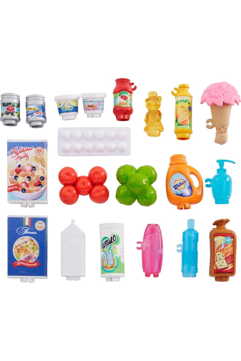 Barbie Doll and Supermarket Set, with Shopping Cart and 20 Pieces, 3 to 7 Year Olds - Image 3