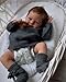 SCOM 18 Realistic Reborn Baby Doll Black Boy Soft Weighted Cloth Body Vinyl Limbs HandRooted Hair African American Lifelike Baby Doll with Outfit Gift Box Birthday Gift for 3 Kid - Image 2