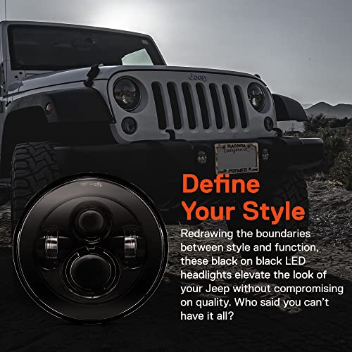 ONLINE LED STORE TRUE MODS 7-inch H6024 LED Headlights for Jeep Wrangler JK Unlimited JKU TJ LJ CJ TJ Accessories [High/Low Sealed Beam] Head Lights for Chevy Ford GMC Dodge Mazda Nissan Hummer H1 H2 - Image 5