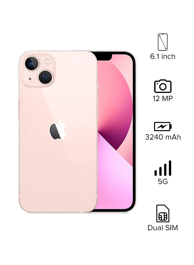 Apple iPhone 13 Physical Dual Sim 256GB Pink 5G With FaceTime - Image 1