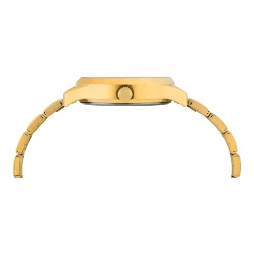 TIMEX Classics Analog Watch for Women with Green Round Dial & Gold Stainless Steel Bracelet Band Water Resistant Women's Wrist Watches - TWTL13702 - Image 4