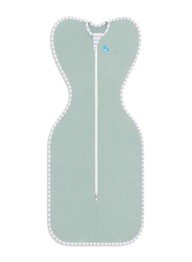 Love to Dream Swaddle, Baby Sleep Sack, Swaddle Up Self-Soothing Swaddles for Newborns, Get Longer Nap, Snug Fit Helps Calm Startle Reflex, Lite 0.2 Tog Sleep Sack, 5-8.5 lbs, Olive - Image 1