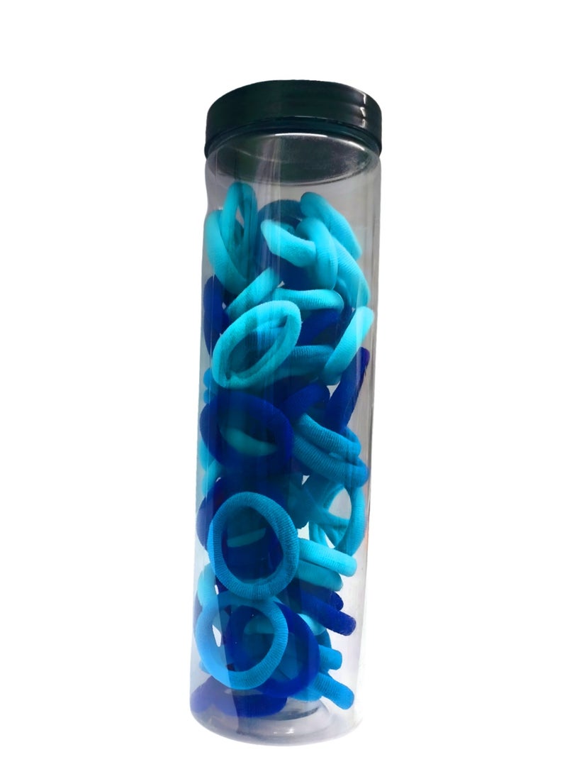 Set of about 180 Pcs Elastic Hair Bands Set: Bulk Small, Medium & Large Ponytail Holders. - Image 3