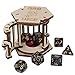 CZYY DND Dice Jail Prison with Polyhedral Dice Set Wood Cage for Your Bad Dice Dice Jail A - Image 2
