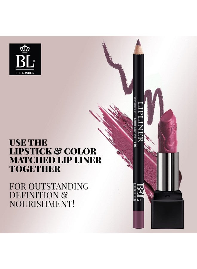 BL Color Matched Lip Liner & Lipstick Set (Rose) - Full-Coverage Argan Long Lasting Lipstick and Lip Liner Set With Natural Oils for Nourishment, Hydration, & Protection - Chemical-Free - Image 5