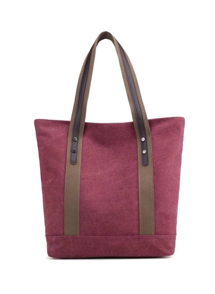 جووديرن حقائب كتف نسائية من القماش، حقائب يد كاجوال كاجوال، حقيبة عمل، حقائب حمل قماشية للسفر، حقيبة كتف كبيرة للغاية للنساء، حقائب حمل كبيرة، حقيبة يومية بمقبض علوي كبير - Image 1