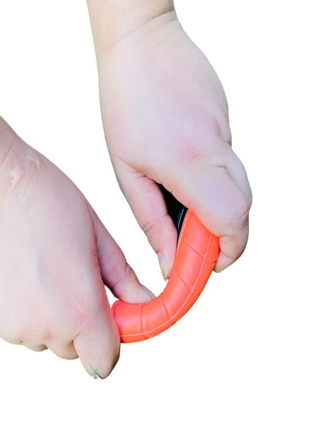 ShreNik Bicycle Handlebar Grip Set Soft Rubber Non Toxic Anti-Slip Standard Size Colored Cycle Handle Grip Length 12.5 cm (Unique Design(Orange)) - Image 5