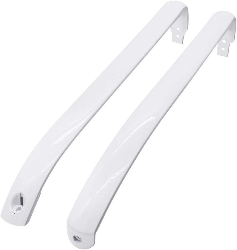 Romalon WR12X22148 Refrigerator Door Handle Set Fit for GE Refrigerator Freezer Door Handle Replace WR12X20141 PS9864030 AP5949272 WR12X11010 gth18gbddrww - Image 1