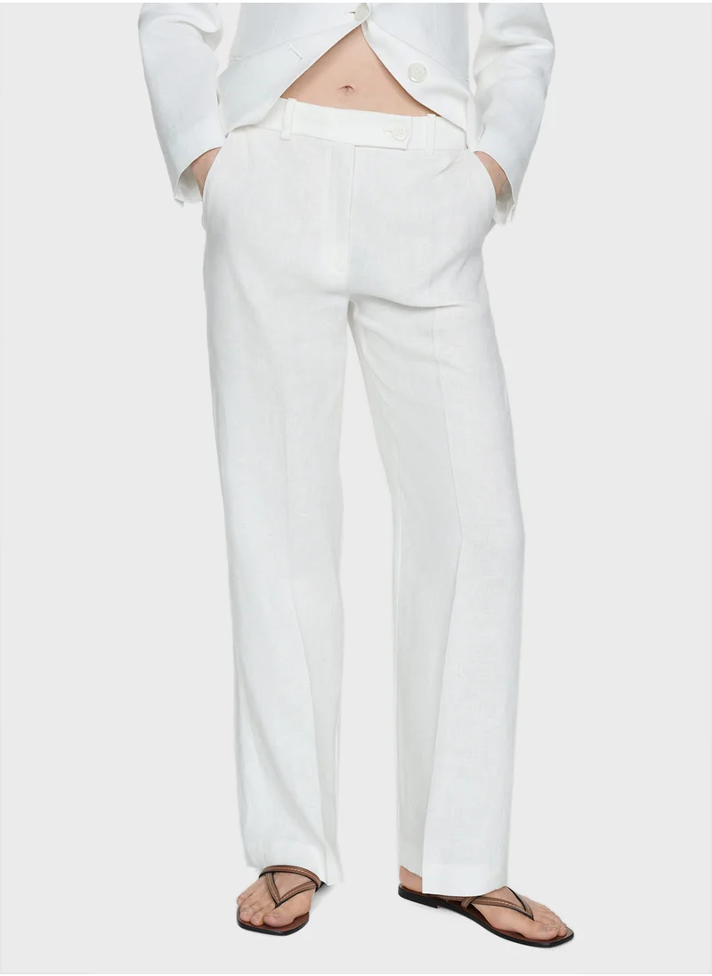 MANGO High Waist Pants