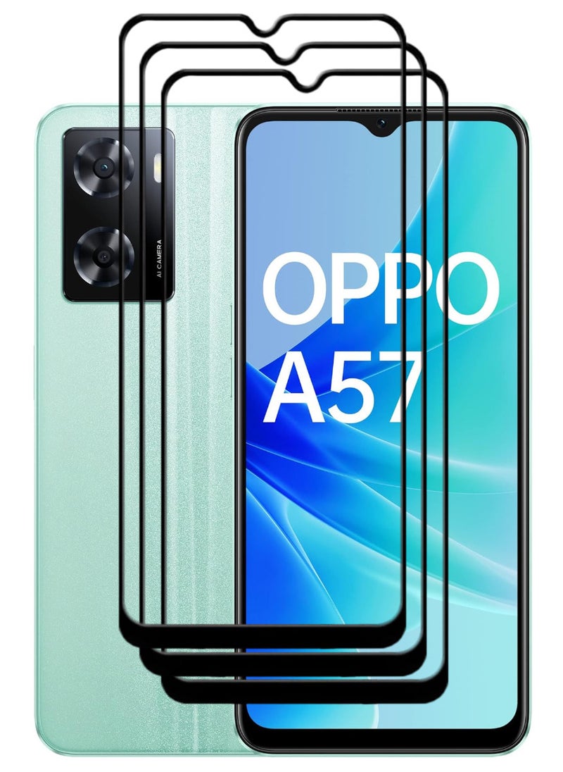ACLIX 3 Pieces Antistatic ESD Dustproof Premium Quality High Definition Tempered Glass Screen Protector Designed For Oppo A57 - Image 1