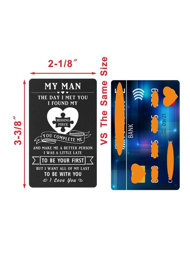 TANWIH Men's To My Man Wallet Insert Card - Image 2