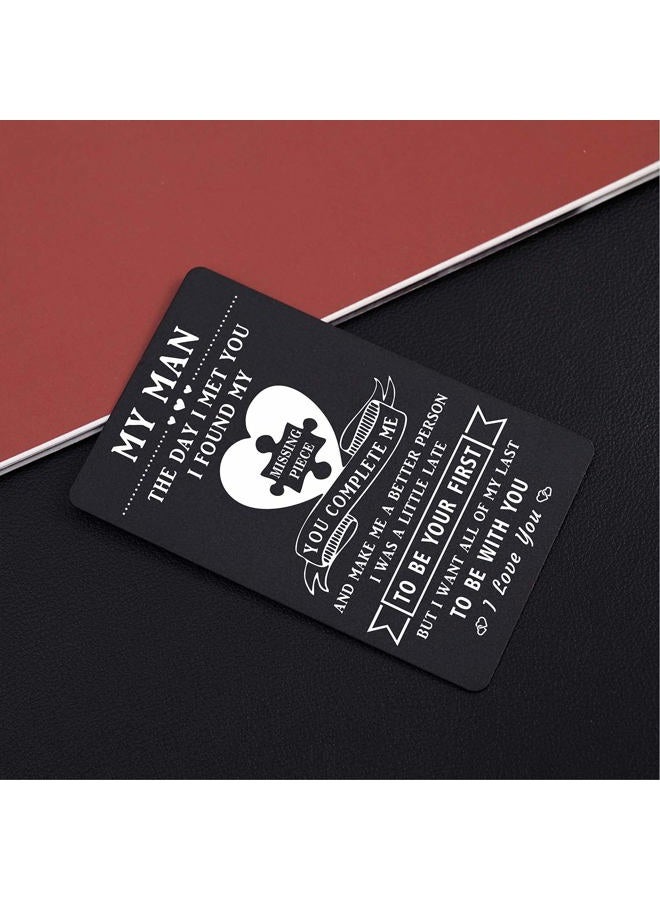 TANWIH Men's To My Man Wallet Insert Card - Image 5