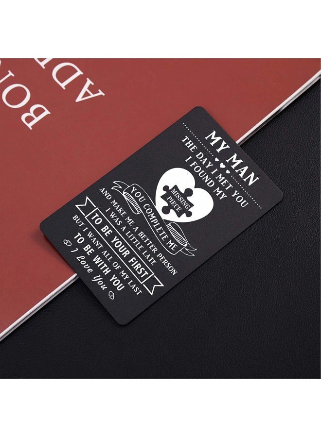 TANWIH Men's To My Man Wallet Insert Card - Image 4