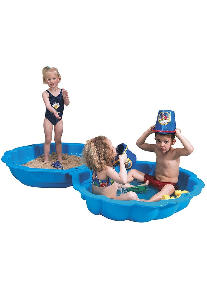 PARADISOTOYS - Blue Shell Sandpit Sandbox – Blue - Image 1