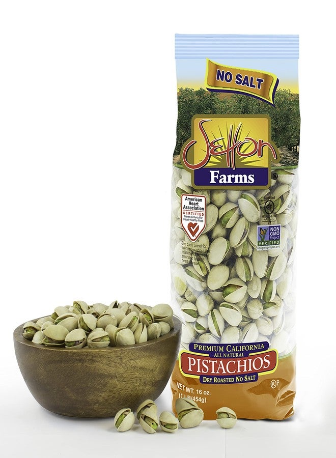Setton Farms Dry Roasted and Unsalted Pistachios, Premium California In Shell Pistachios No Salt, 1 pound Bag (16 Ounce), Certified Non-GMO, Gluten Free, Vegan and Kosher - Image 3