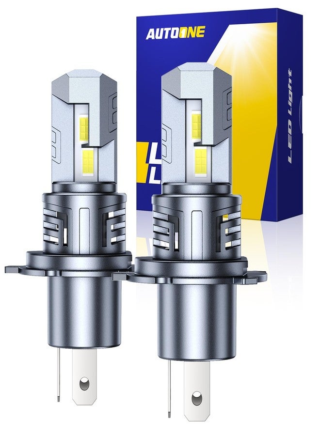 AUTOONE H4/9003/HB2 Bulbs, 900% Brighter Fog Light 6000K Cool White with Cooling Fan, Plug-N-Play, Pack of 2 - Image 1