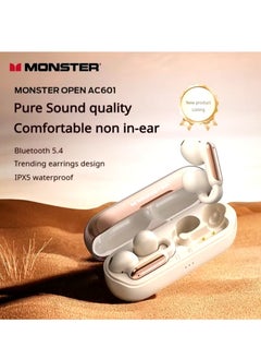 Monster AC601 Wireless Bluetooth Open Earphones with Mic, Waterproof Earphones, Open Earphones, Sports, Bluetooth, Noise Cancelling  - Image 5