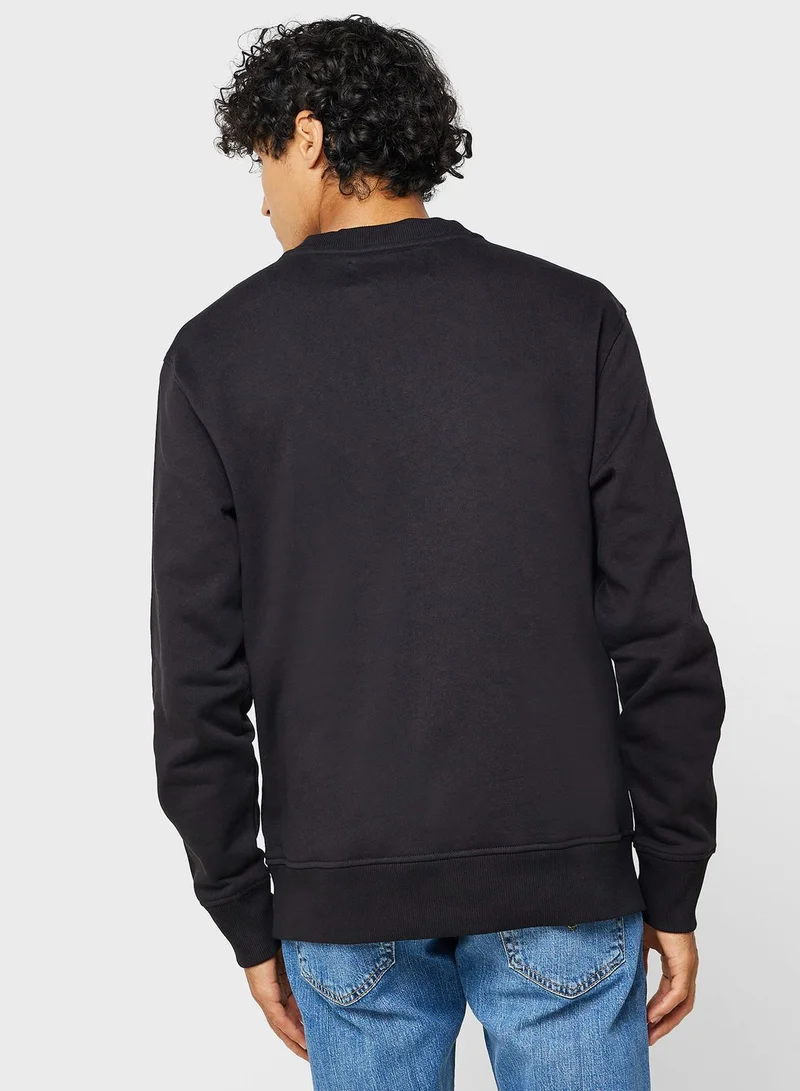 Calvin Klein Jeans Logo Crew Neck Sweatshirt