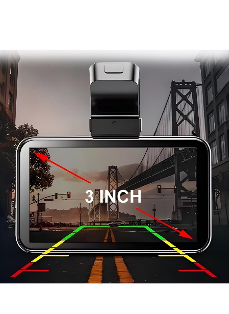 Egg - UHD 4K Dash Cam for Cars Front and Rear Dual Lens Front 3840*2160P Rear Lens Built-In WiFi G-Sensor With GPS Car DVR Video Recorder - Image 1