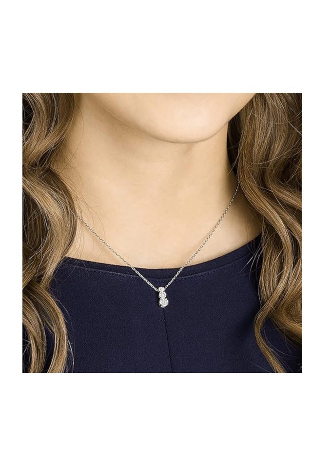 سواروفسكي مجموعة مجوهرات من سلسلة واقراط كريستال ثلاثية من اتراكت - Image 4