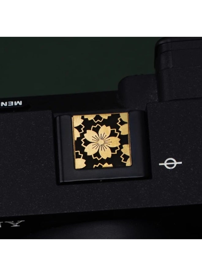 For Sony Zve10 Second Generation Camera Hot Boot Cover A7c Second Generation A6400a7m4a7m3 Hot Boot A67006000-Color:Sony Sakura Hot Shoe Cover + Paste Sakura Button - Aluminum Alloy - Image 5