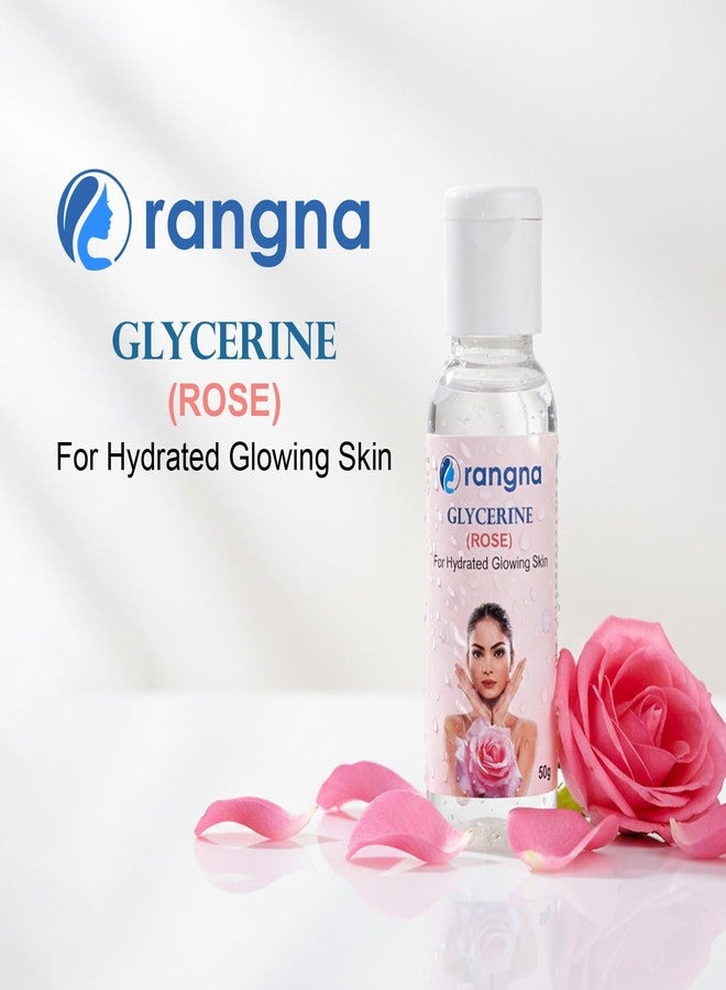 Rangna Glycerine Pure & Refined Liquid, Multi-Purpose Vegetable Glycerine, Used For Chaffing, Moisturizing, Uneven Skin Tone, Dryness, Dark Spot, Wrinkles, Aging, Natural, Soft & Glowing Skin- 50G (RAGL7001, Pack of 4) - Image 2