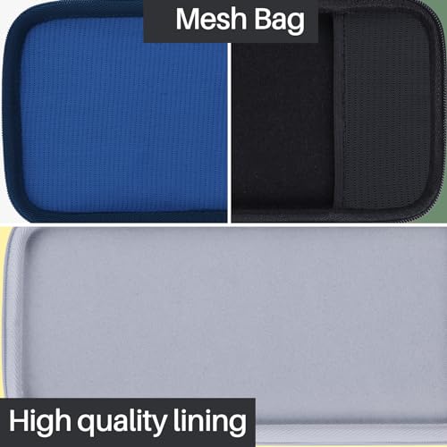 Lebakort Hard Carry Case Compatible with Logitech Pebble Keys 2 Combo K380s K380 Keyboard + M350 Pebble Mouse Combo (Blue Case) - Image 4