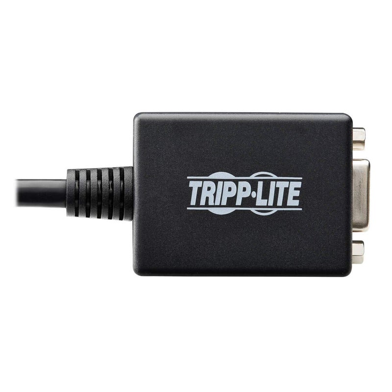 TRIPPLITE DisplayPort to VGA Video Adapter, DP to VGA Video Converter, Active Display Adapter (M/F), 6 in. (P134-06N-VGA), Black (Pack of 5) - Image 2