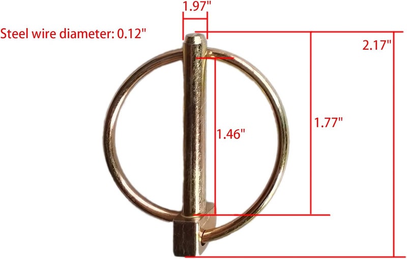 imUfer 84-0140 Tow Bar Replacement for Retaining Pin and Clip Kit - Image 2