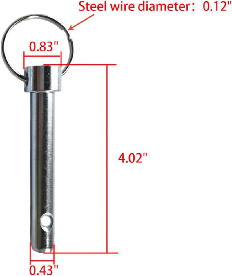 imUfer 84-0140 Tow Bar Replacement for Retaining Pin and Clip Kit - Image 3