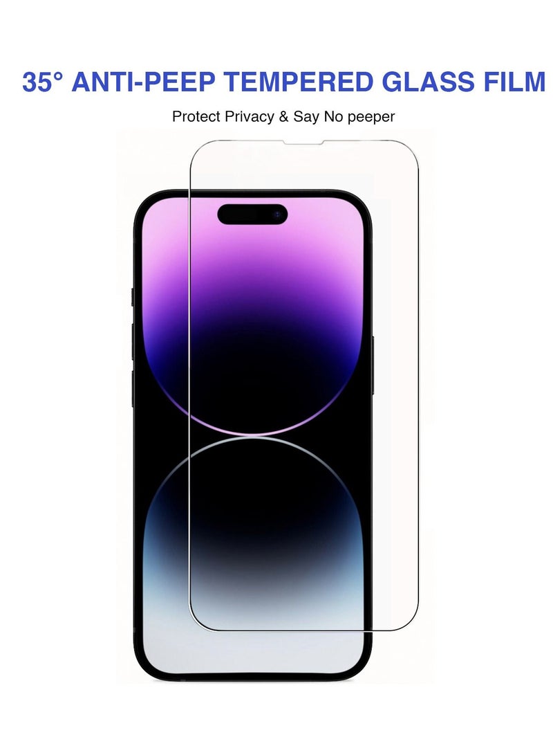 PRIMEEIGHT iPhone 14 Pro Max Screen Protector 6.7 Inch Display - Ultra Thin 9H Hardness Tempered Glass iPhone 14 Pro Max Pack of 3 - Easy to Install HD Clear Screen Protector