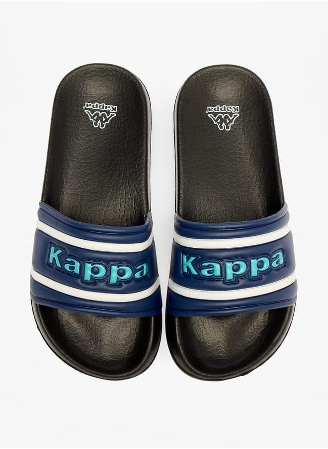 Kappa - Boys Logo Applique Slip-On Slides - Image 1