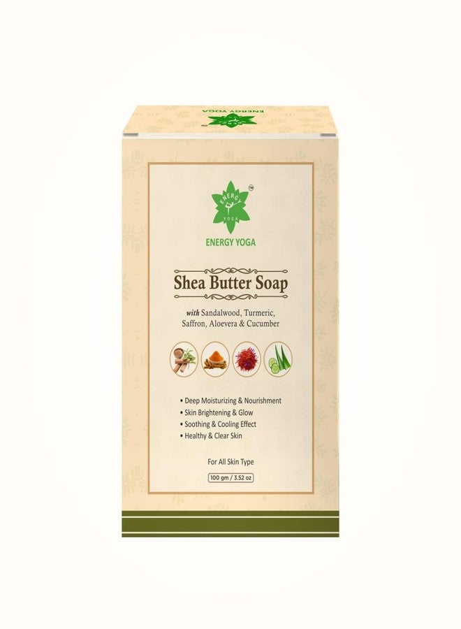 ENERGY YOGA Shea Butter Bathing Bar | Deep Moisturizing Soap for Soft & Nourished Skin | Gentle Daily Use Body Soap (Pack of 2) - Image 1