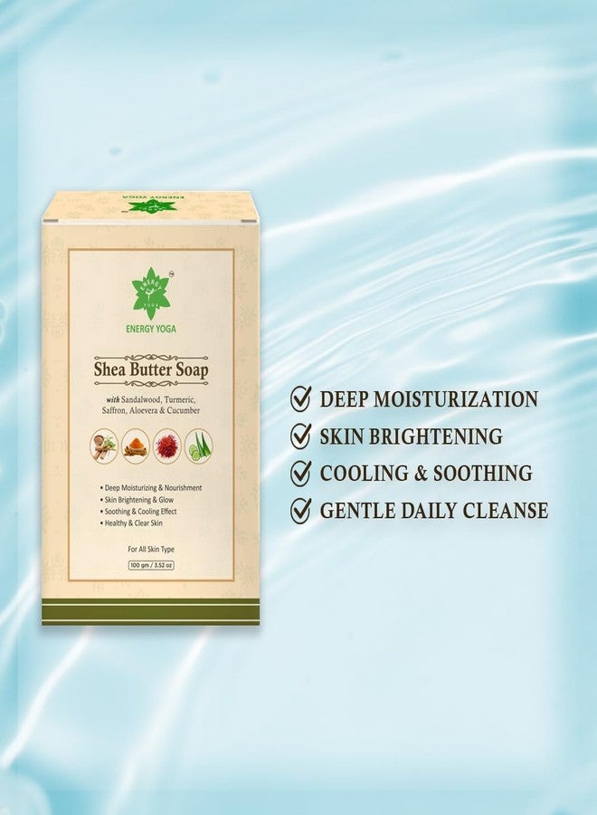 ENERGY YOGA Shea Butter Bathing Bar | Deep Moisturizing Soap for Soft & Nourished Skin | Gentle Daily Use Body Soap (Pack of 2) - Image 4