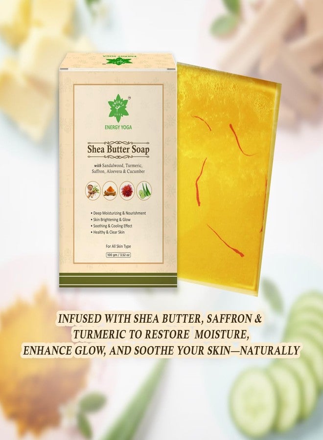 ENERGY YOGA Shea Butter Bathing Bar | Deep Moisturizing Soap for Soft & Nourished Skin | Gentle Daily Use Body Soap (Pack of 2) - Image 2